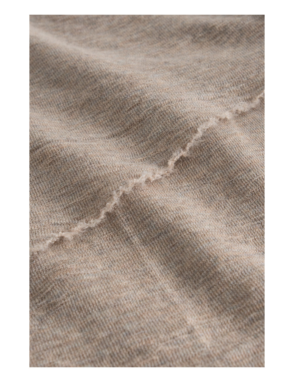 Merino uld bluse med slå om detalje 4008 i basis farver