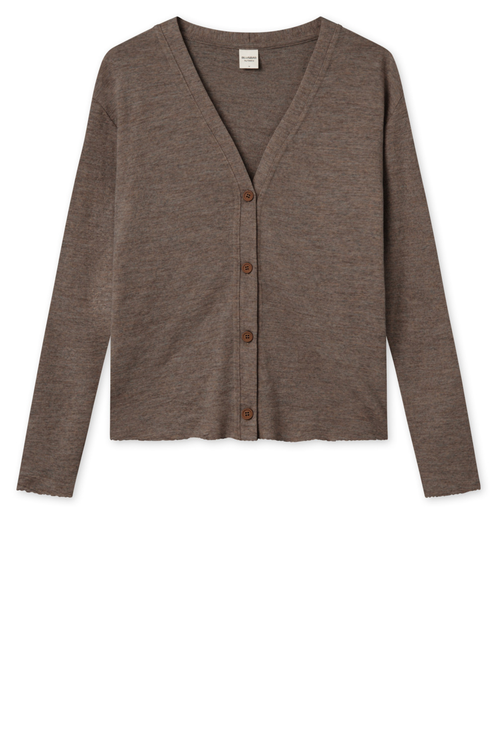 Merino uld cardigan 8006 i basis farver