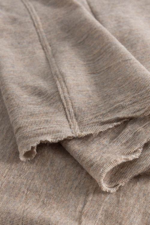 Mellem lang cardigan i merino uld 8005 i basis farver