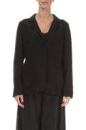 Blazer i 100% hør - antracit
