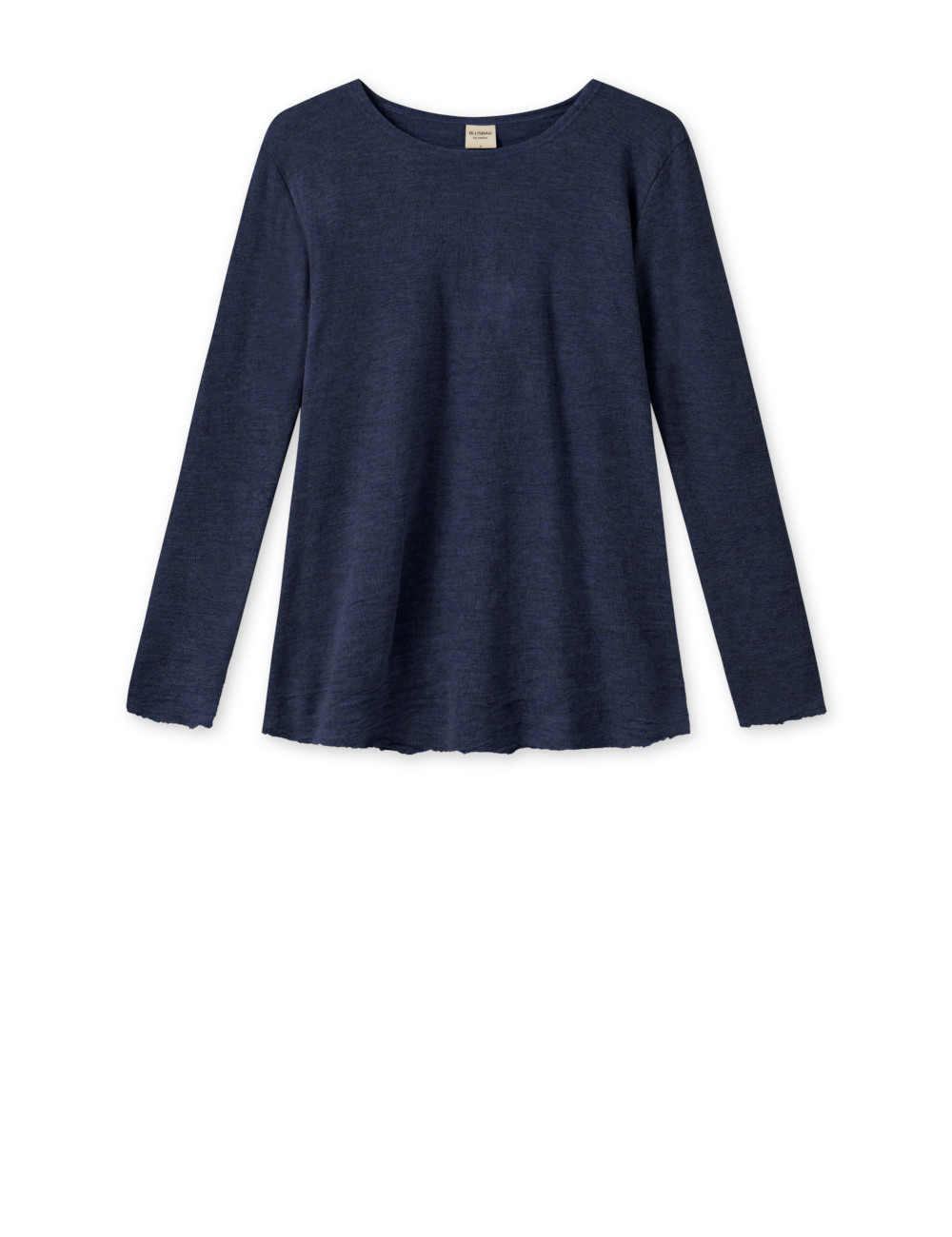 Merino uld bluse med A-facon 4012 i basis farver