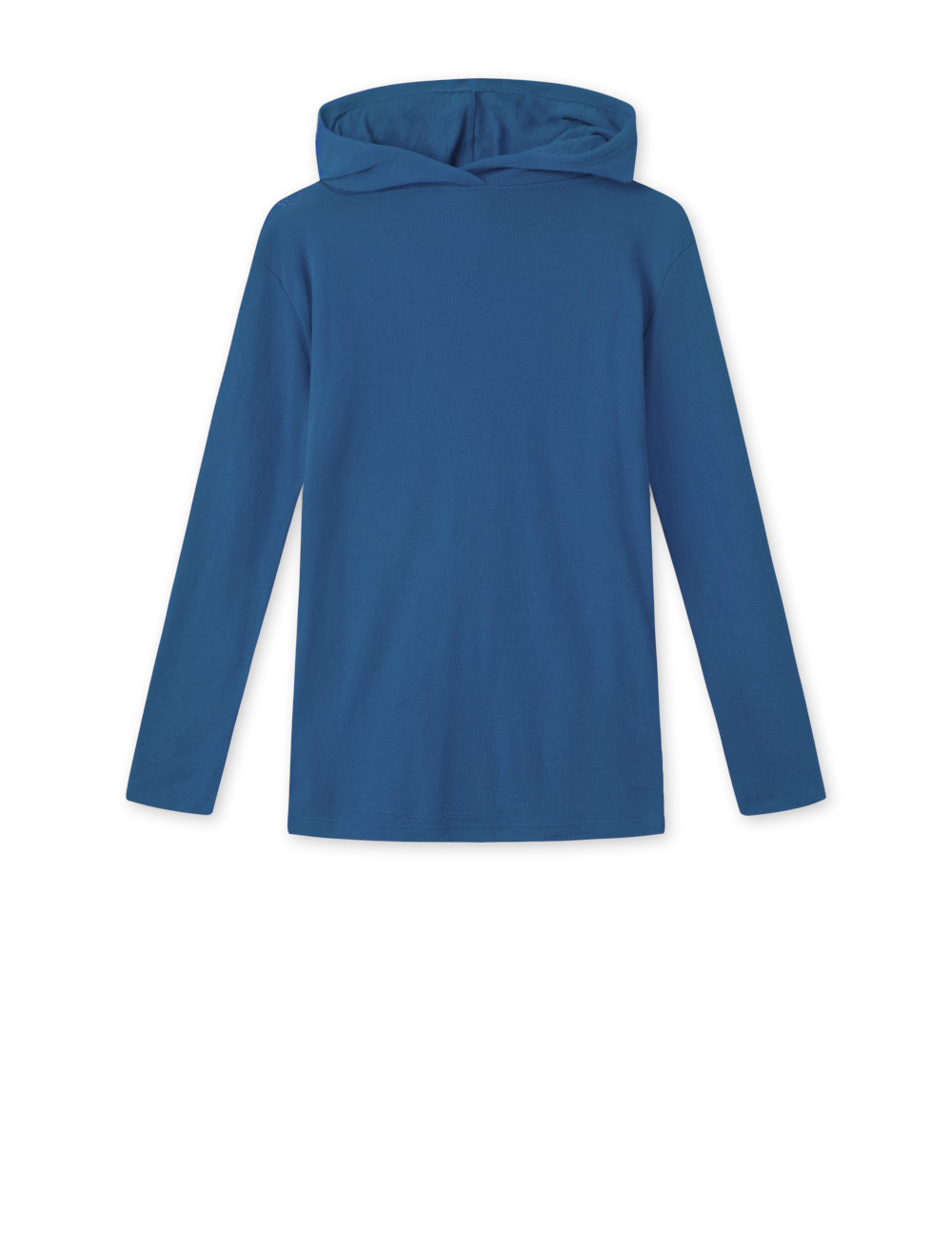 Merino uld bluse med hætte 4021 i farver