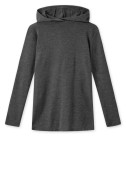 Merino uld bluse med hætte 4021 i basis farver