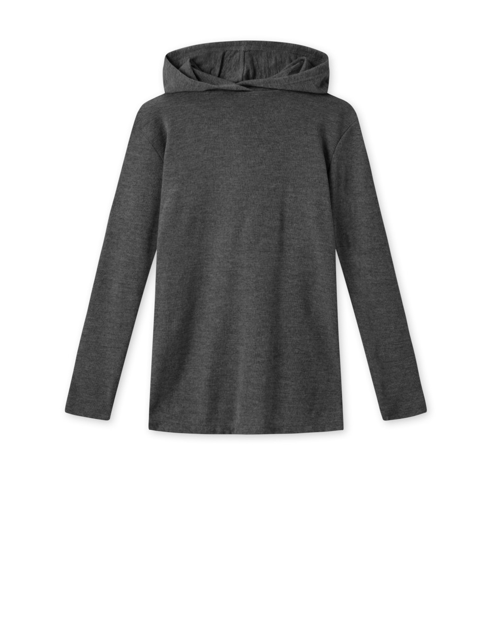 Merino uld bluse med hætte 4021 i basis farver