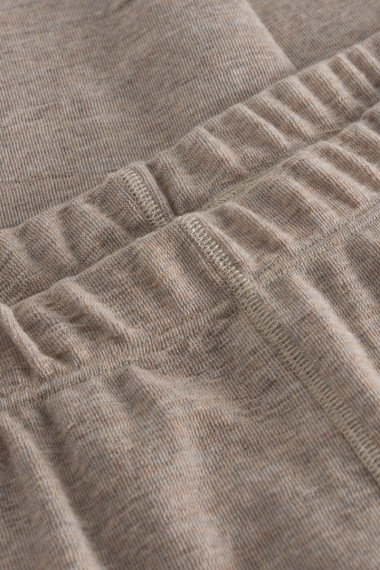 Merino uld bukser fra By Basics i sand farve