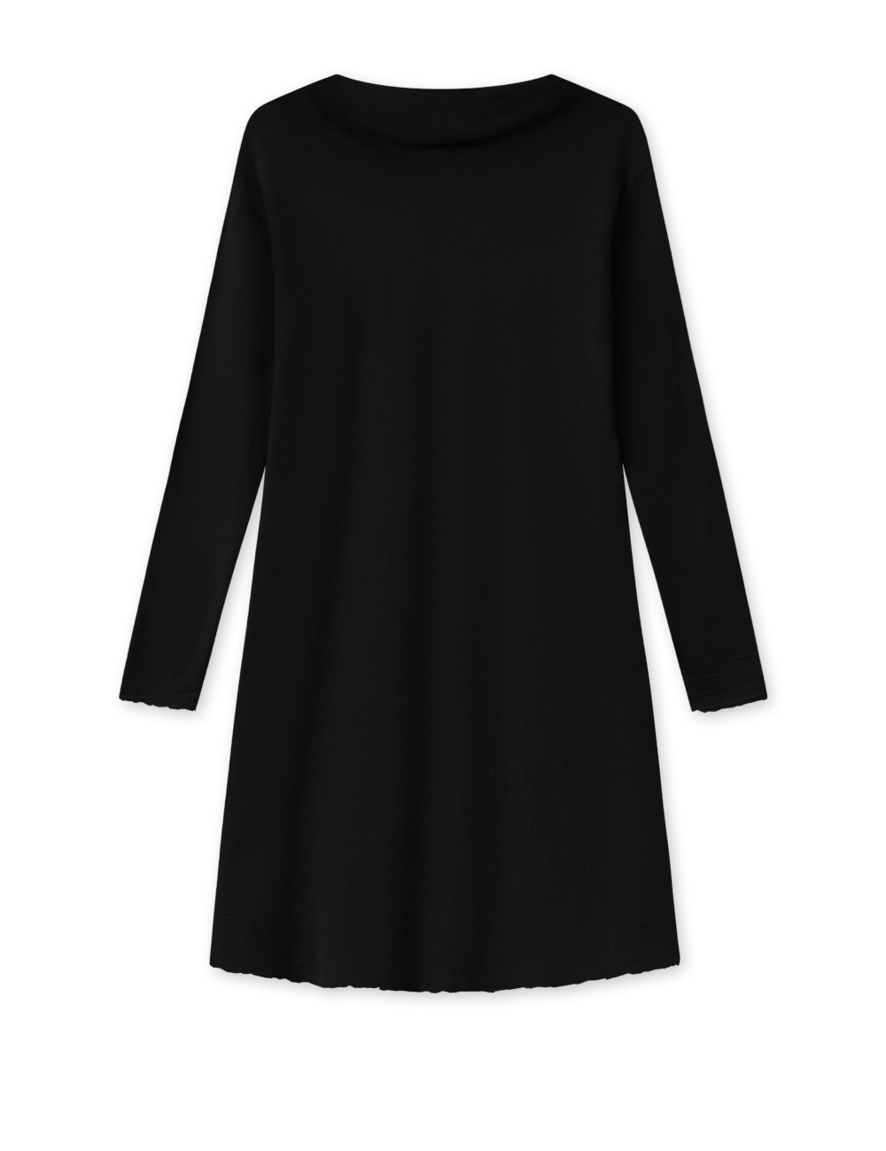 Simpel kjole i merino uld 7032 i basis farver