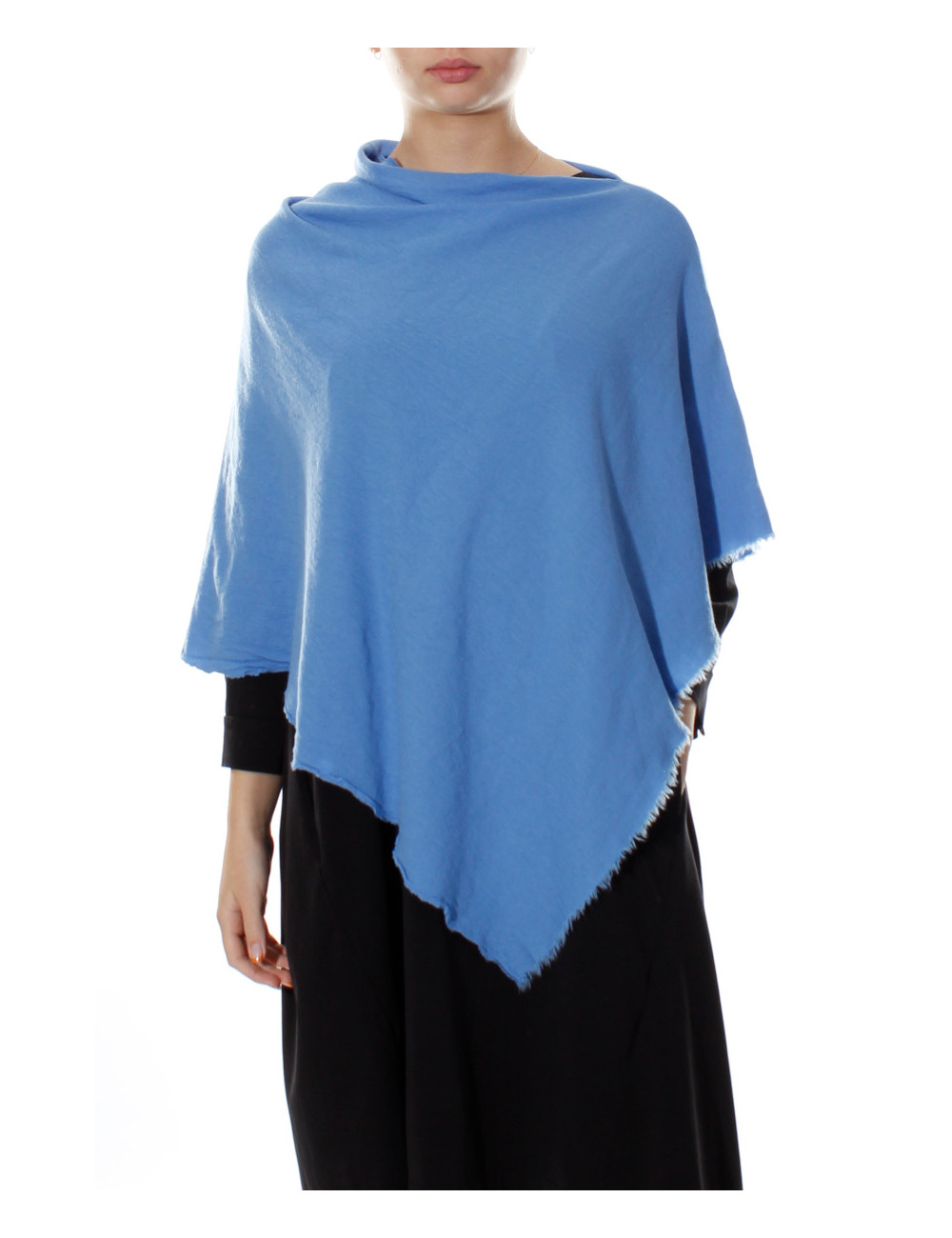 Poncho i merinould 1001 i farver