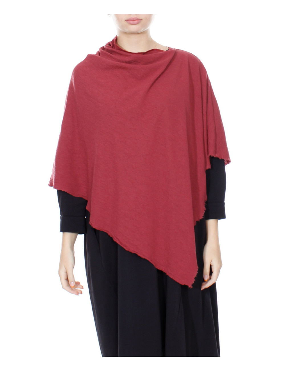 Poncho i merinould 1001 i farver