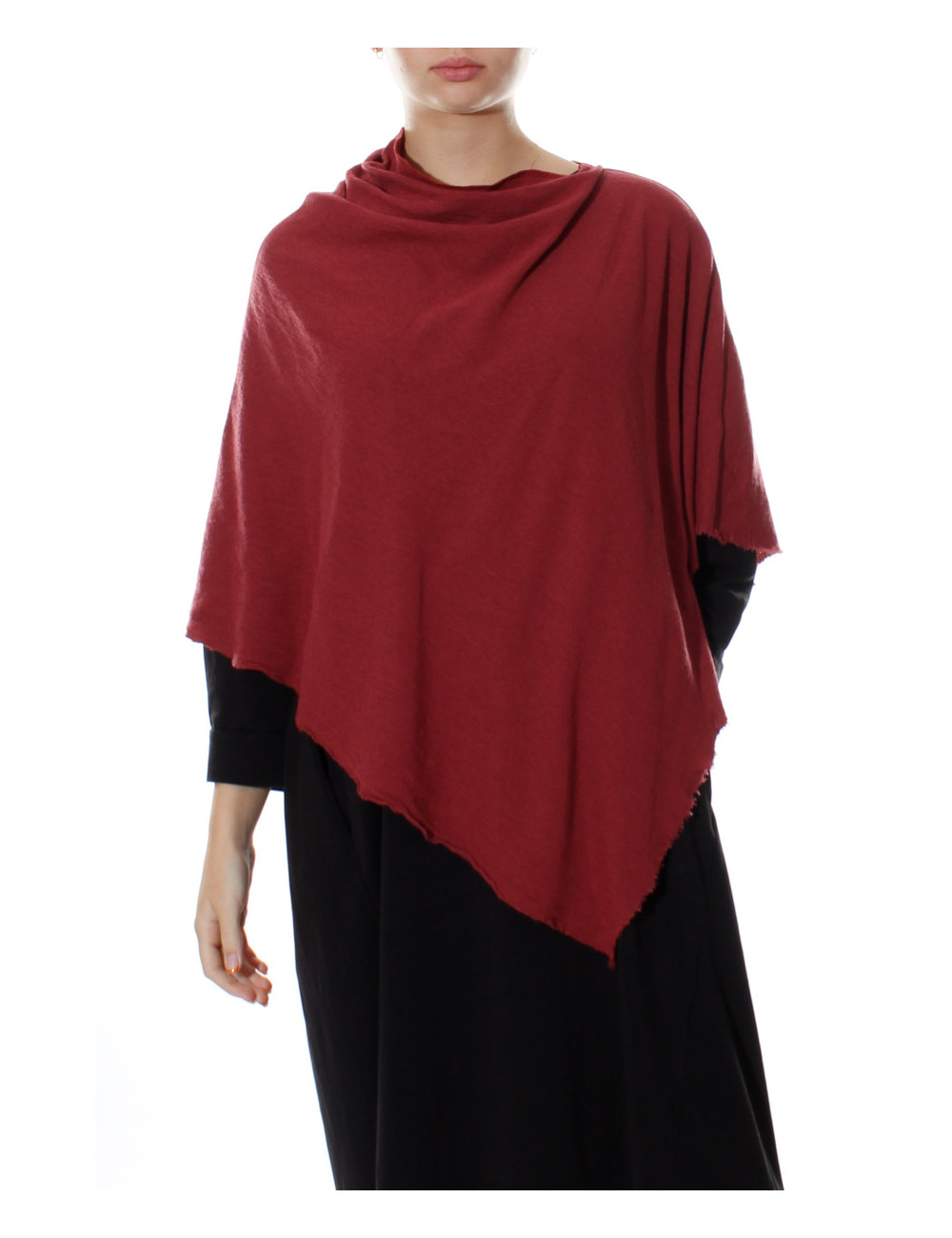 Poncho i merinould 1001 i farver