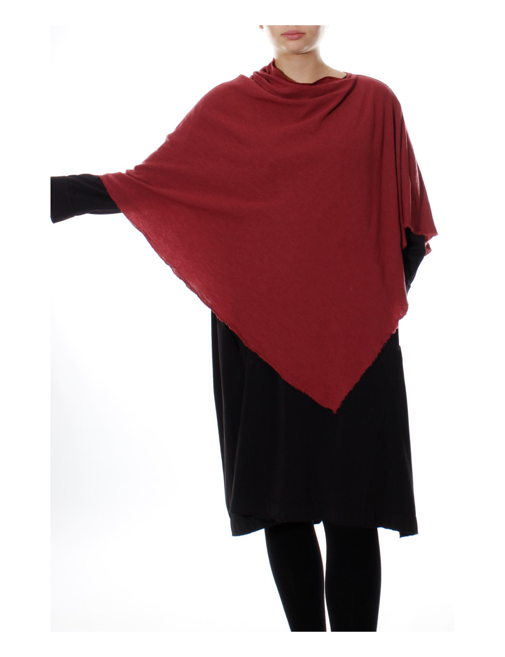 Poncho i merinould 1001 i farver