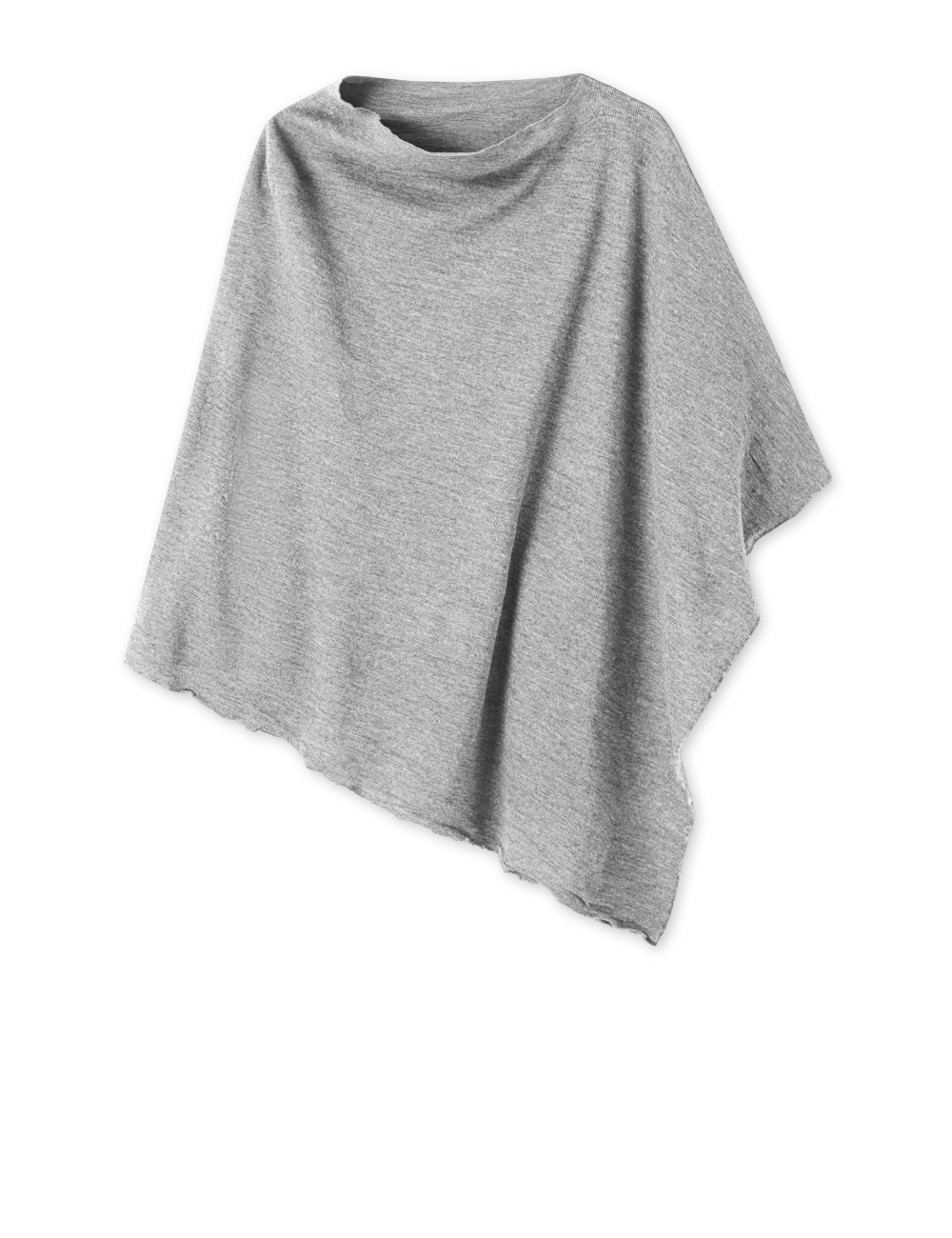 Poncho i merinould 1001 i basis farver