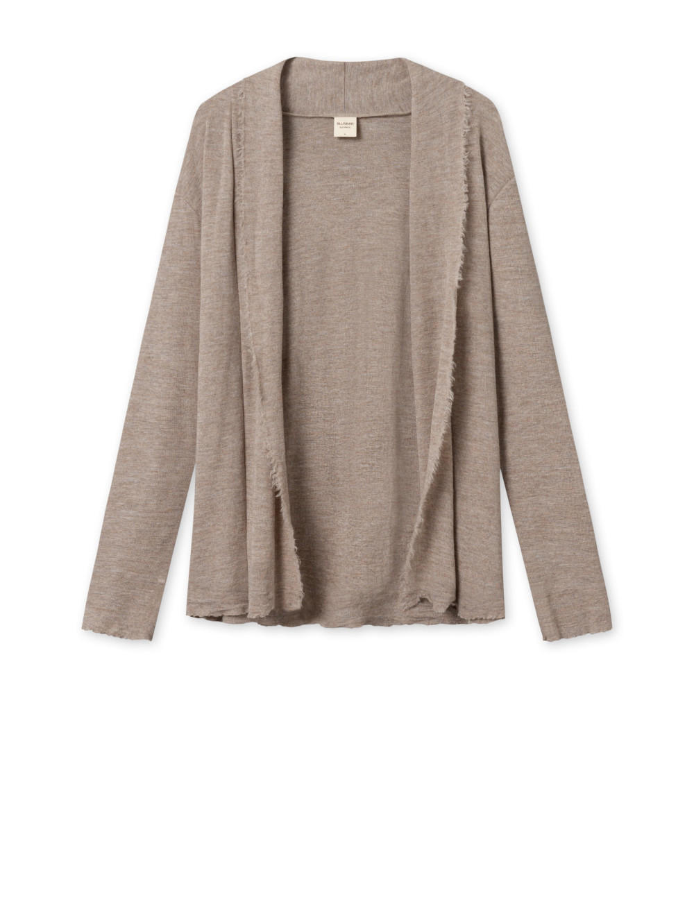 Kort merino uld cardigan 8013 i basis farver