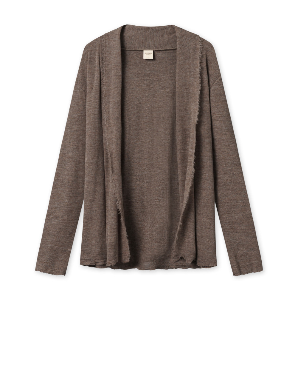 Kort merino uld cardigan 8013 i basis farver