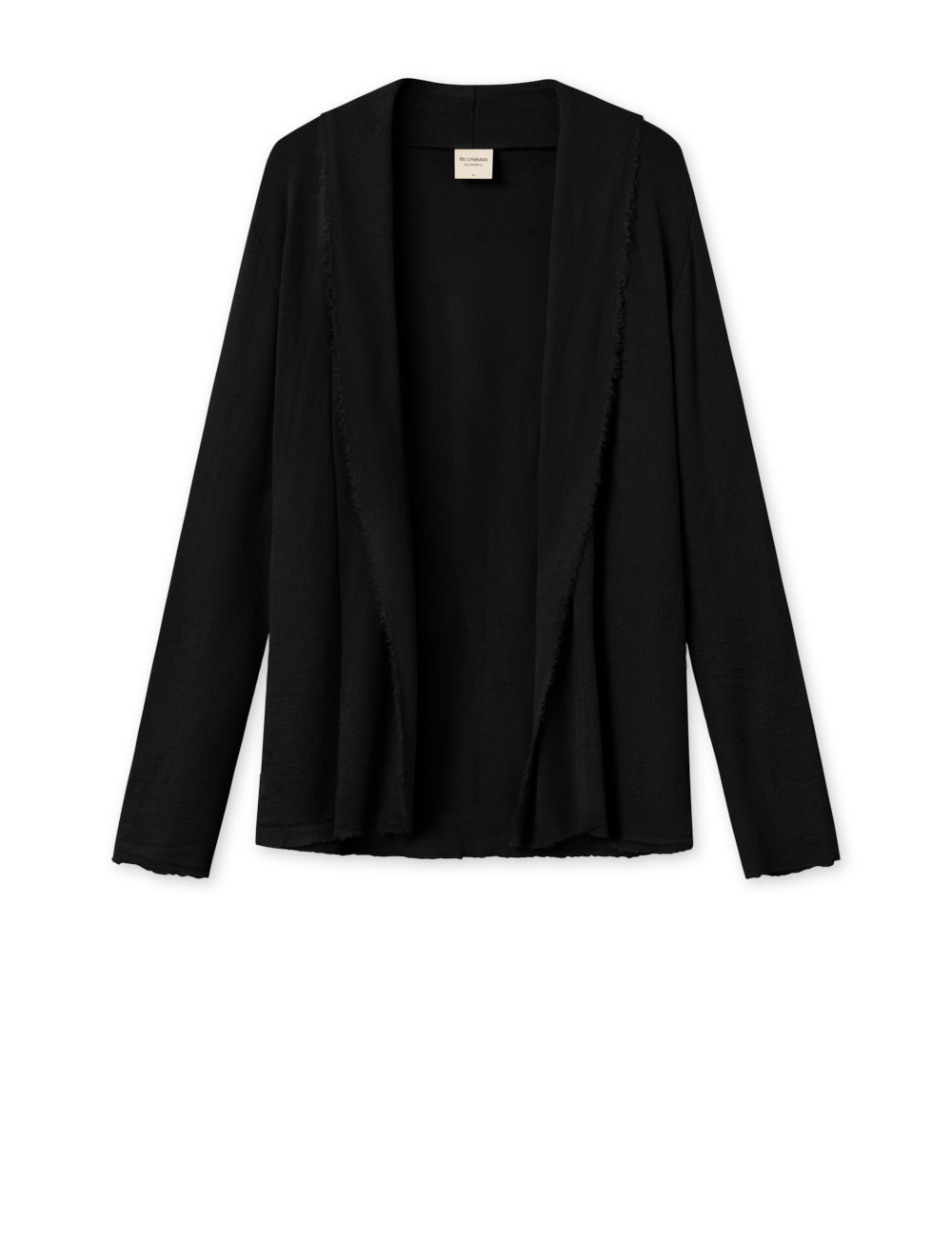 Kort merino uld cardigan 8013 i basis farver