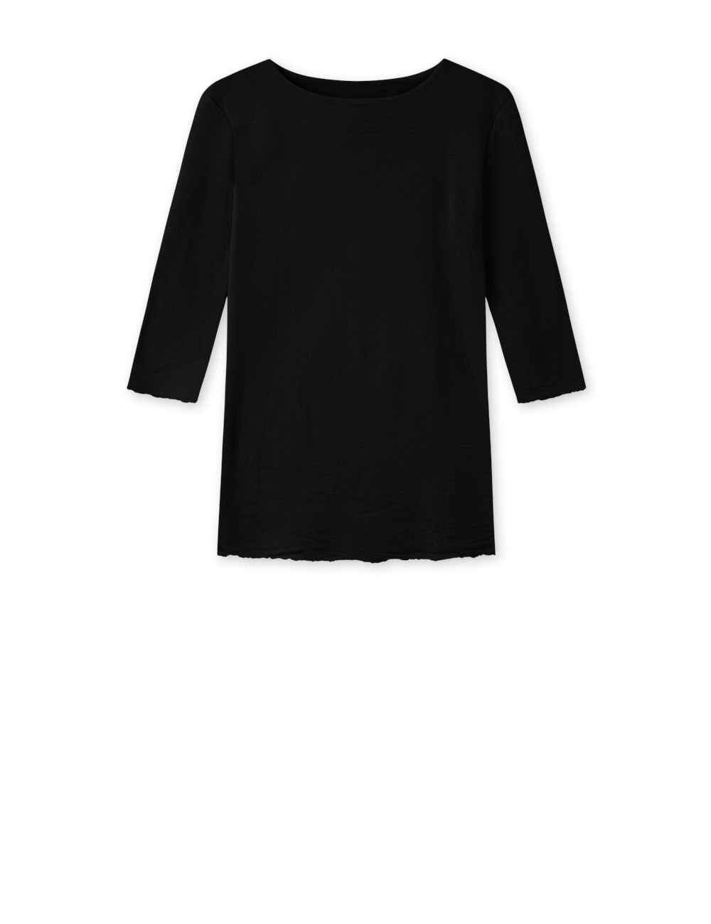 Merino uld bluse med 3/4 ærmer 4041 i basis farver