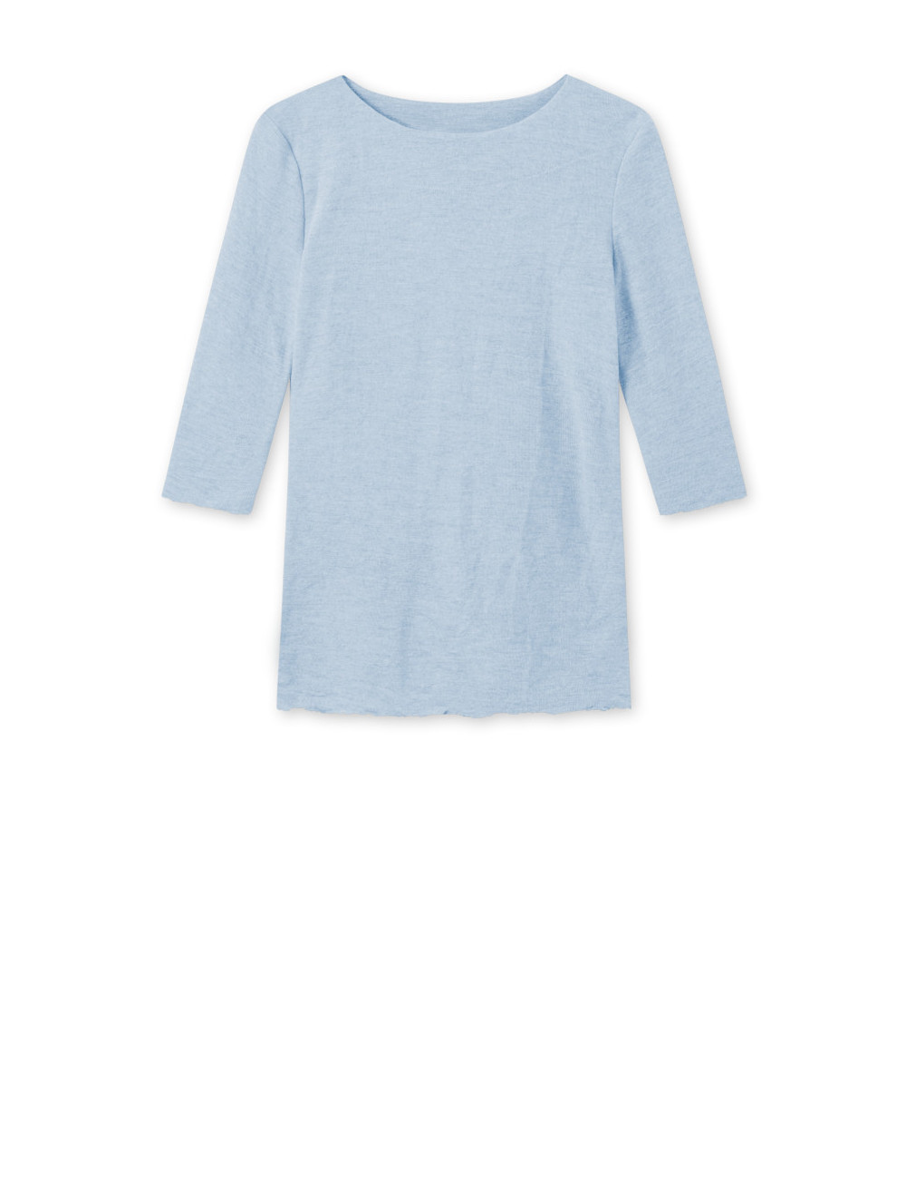 Merino uld bluse med 3/4 ærmer 4041 i farver