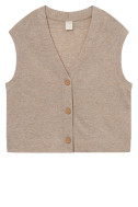 Casual merino uld vest 2011 i basis farver