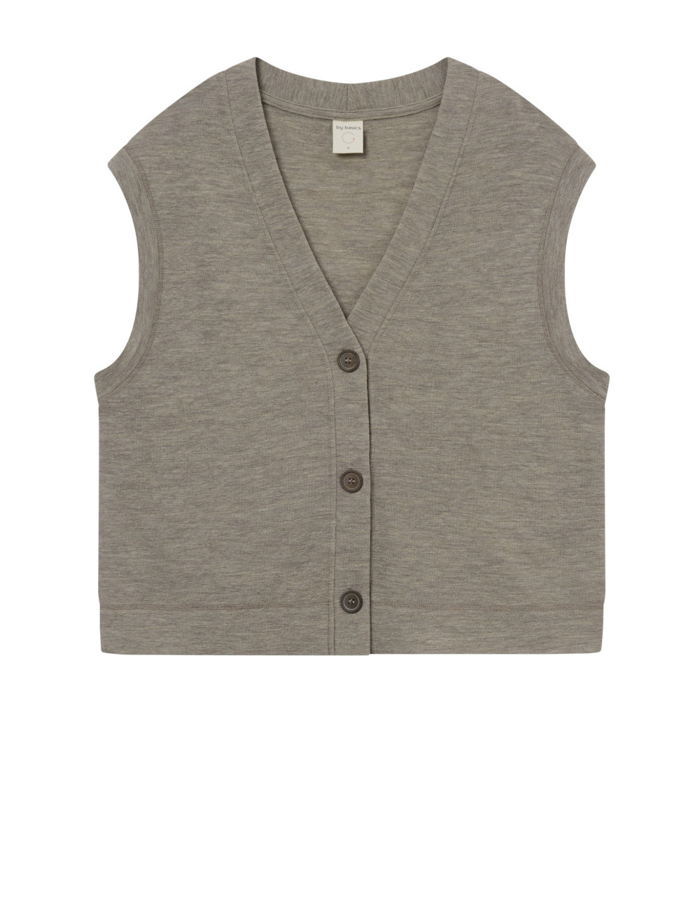 Casual merino uld vest 2011 i basis farver