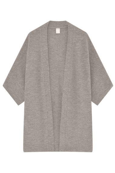 Oversize merino uld cardigan 8018 i basis farver