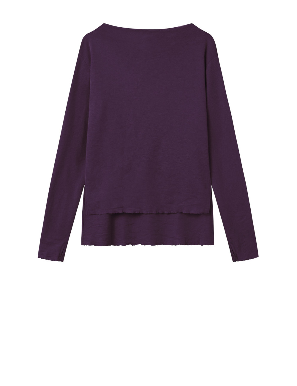 Merino uld bluse med længde forskel 4040 i farver