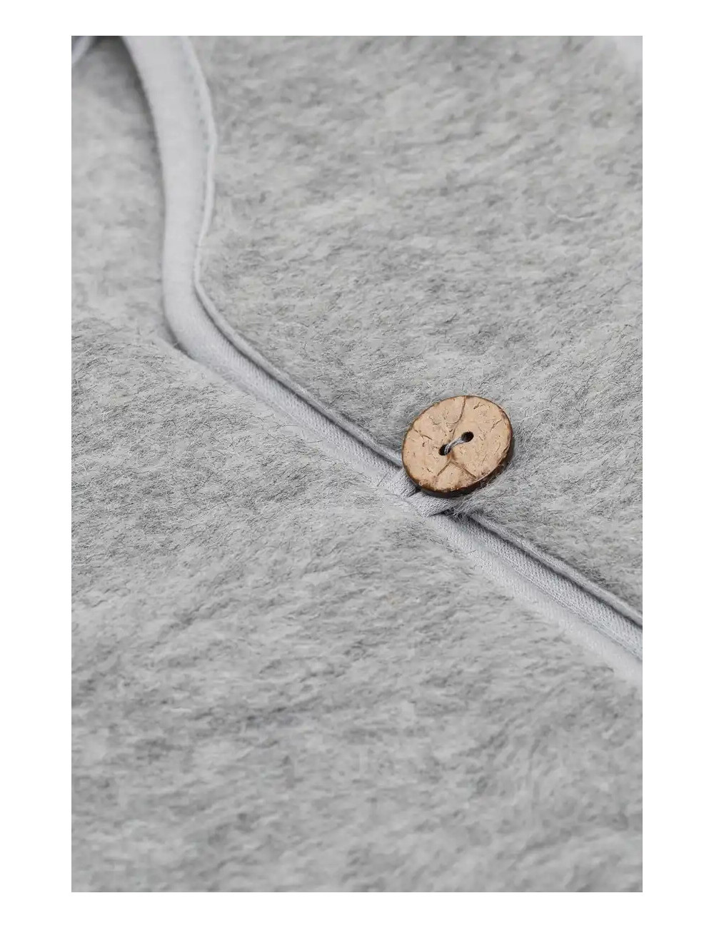 Bamset børne vest i merino uld