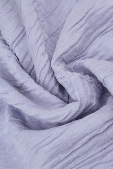 Lavendel lilla silke cardigan i tulipan-facon fra Grizas