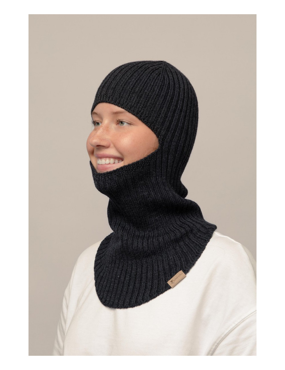 Balaclava i 100% merino uld