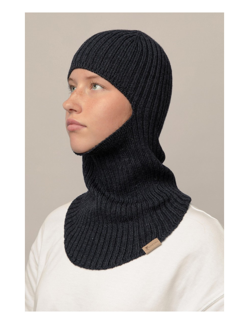 Balaclava i 100% merino uld