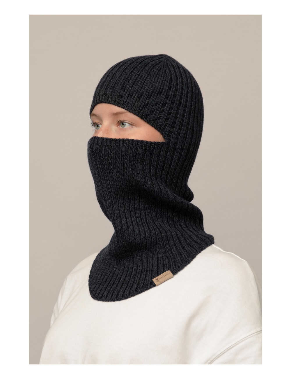 Balaclava i 100% merino uld