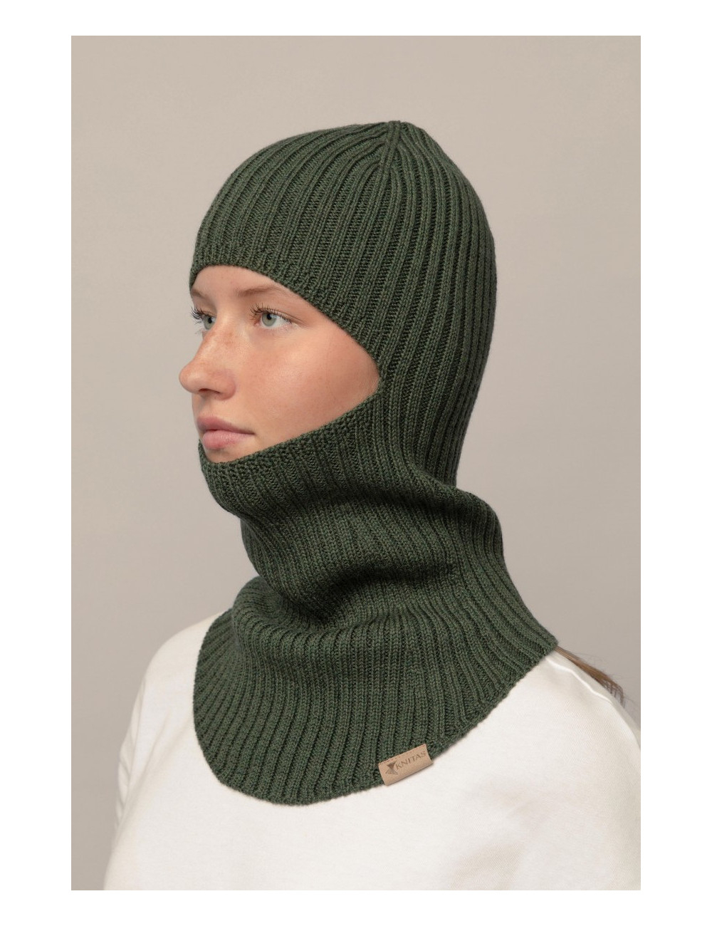 Balaclava i 100% merino uld