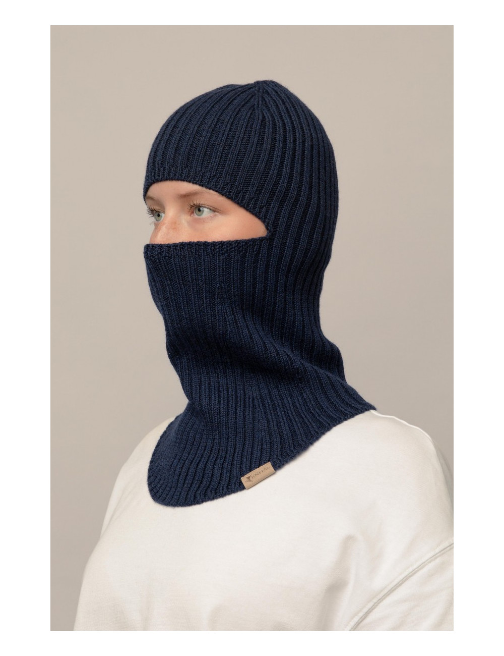 Balaclava i 100% merino uld