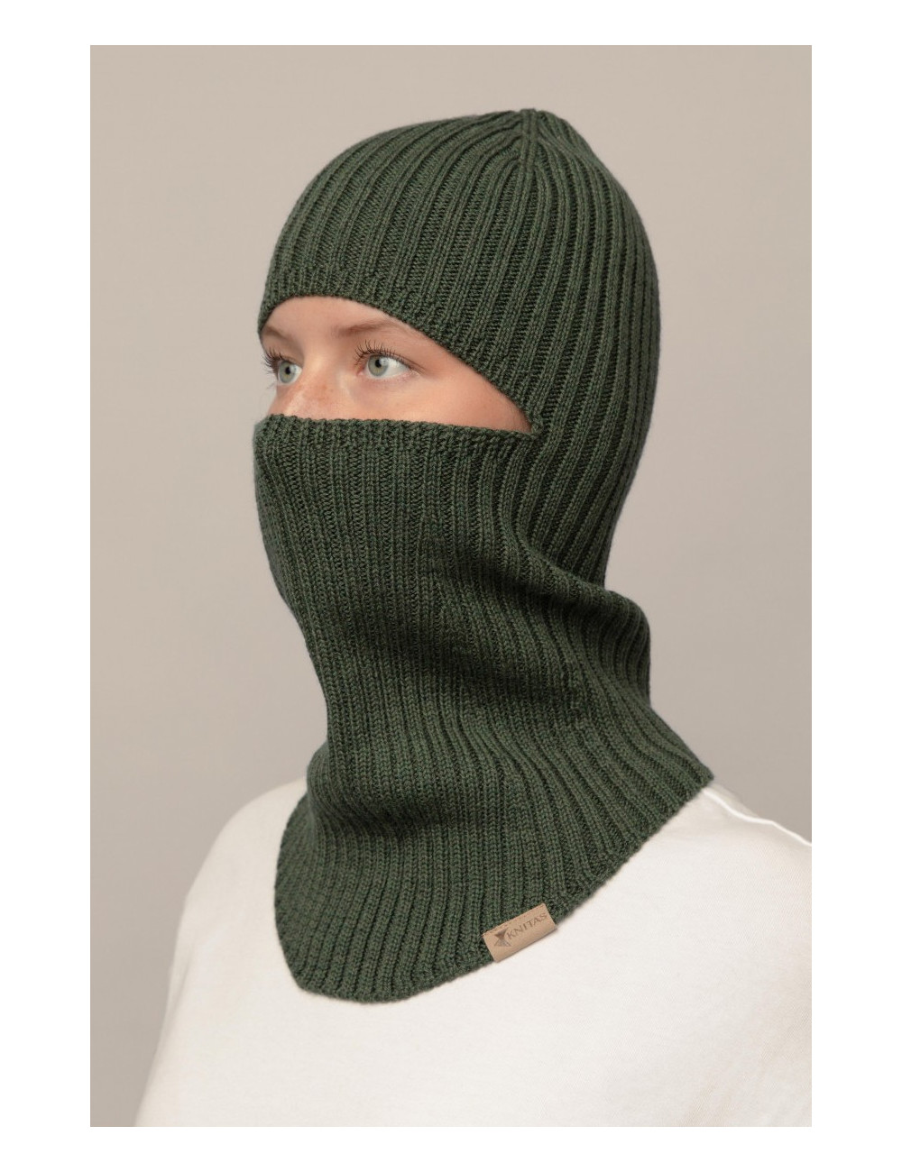 Balaclava i 100% merino uld