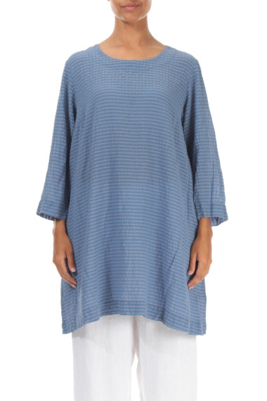 Crepet tunika i silke blanding