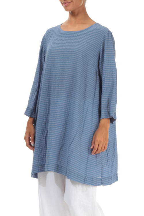 Crepet tunika i silke blanding