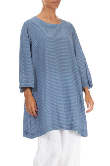 Crepet tunika i silke blanding