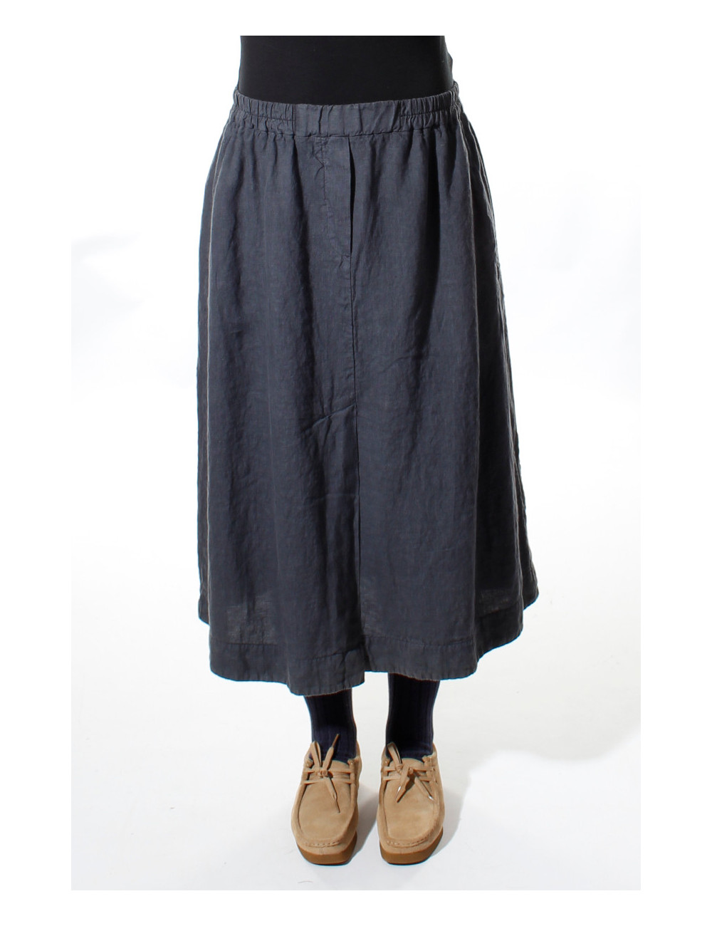 Hør nederdel i A-facon