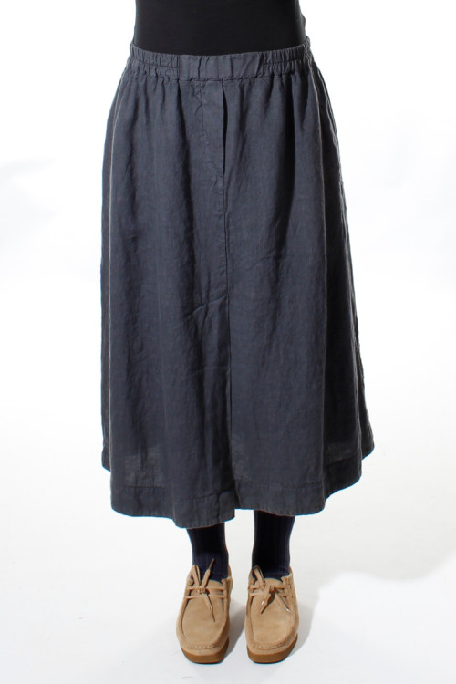 Hør nederdel i A-facon