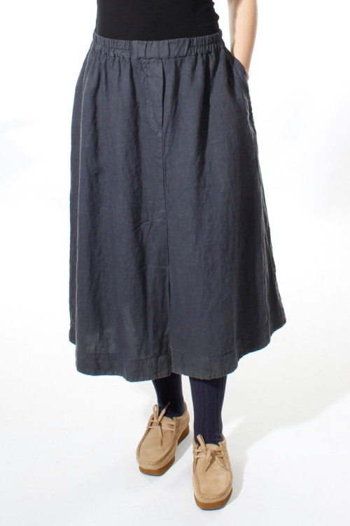 Hør nederdel i A-facon