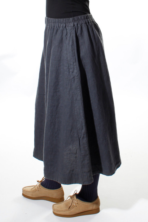 Hør nederdel i A-facon