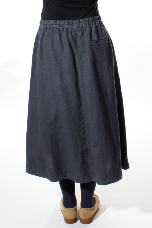 Hør nederdel i A-facon