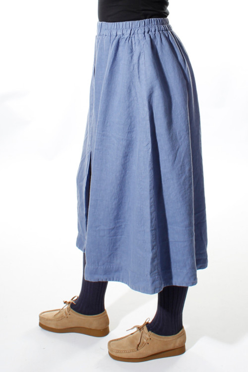 Hør nederdel i A-facon