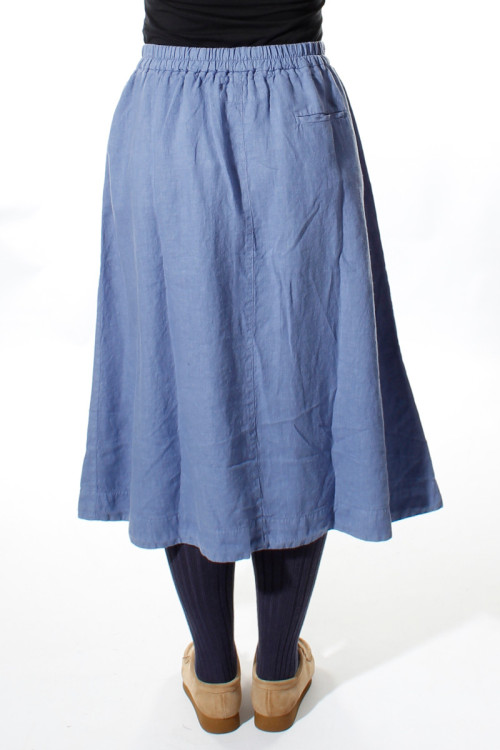 Hør nederdel i A-facon