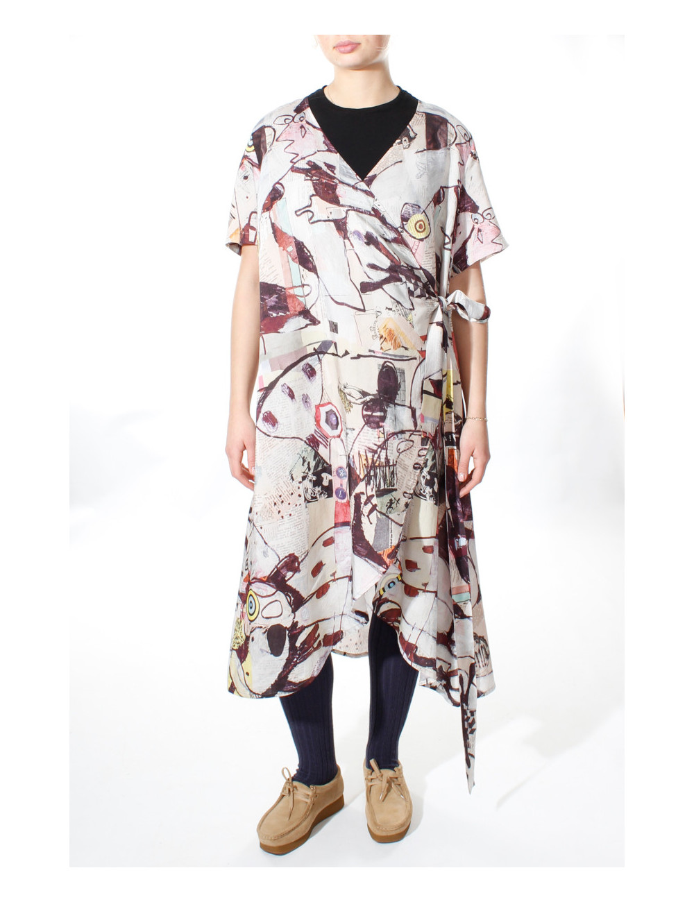 Kimono i silke og bambus