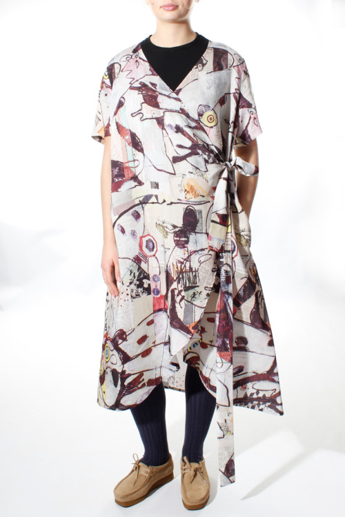 Kimono i silke og bambus