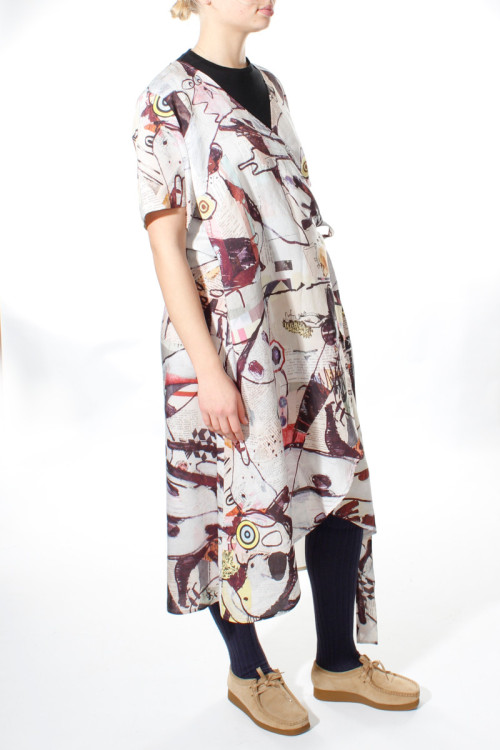 Kimono i silke og bambus