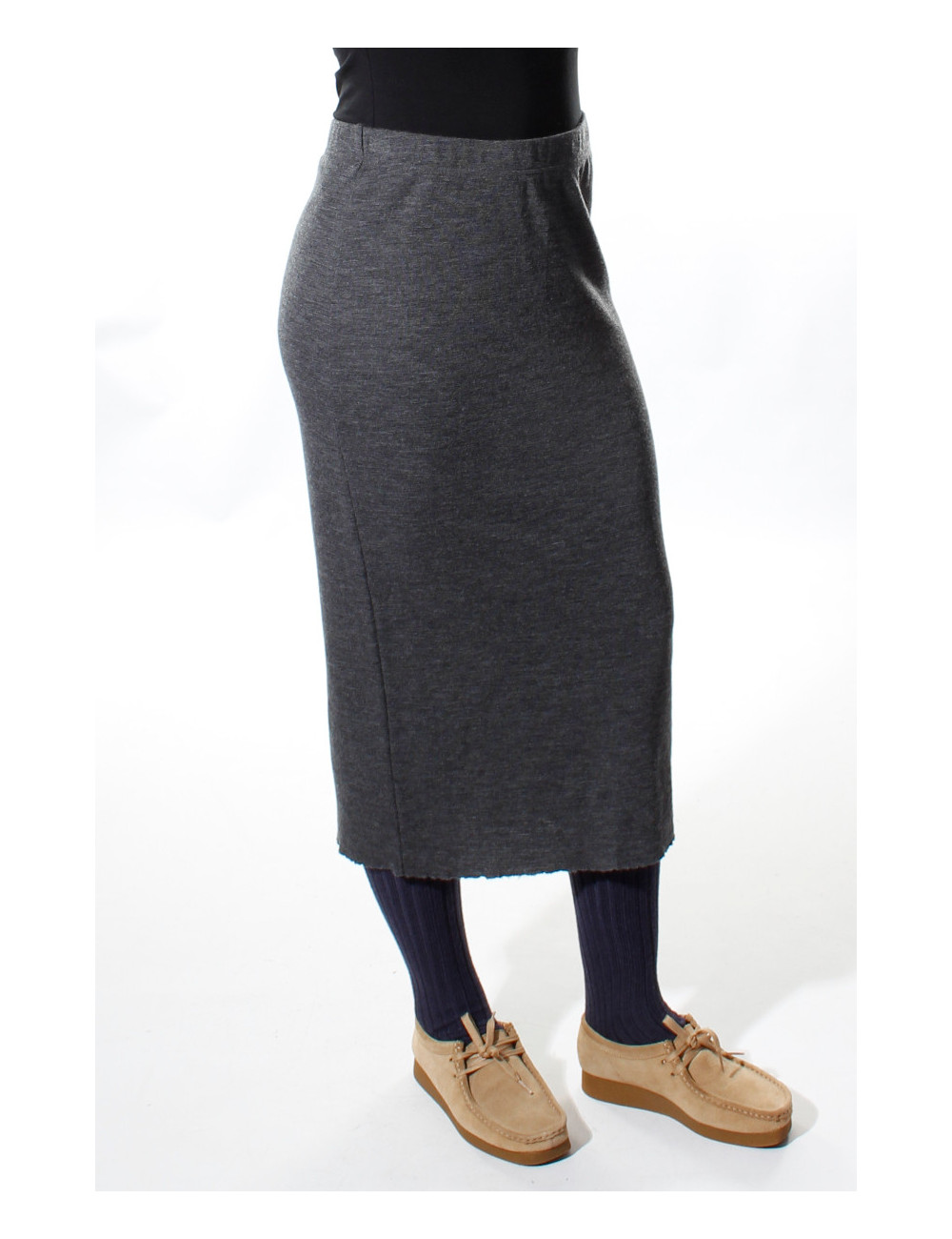Rør nederdel i 100% merino uld 5003 i basis farver