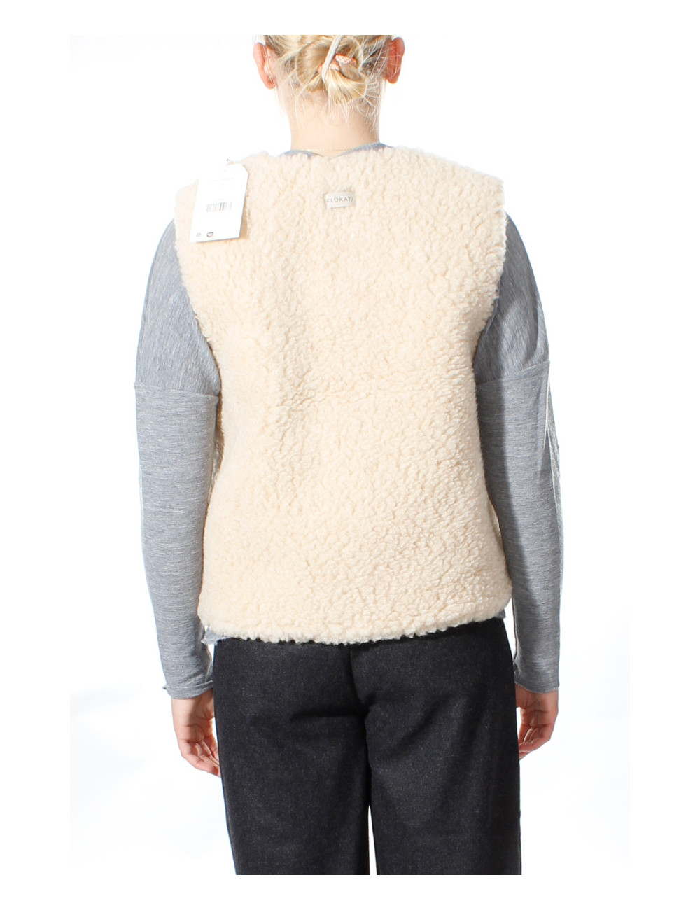 Bamset merino uld vest