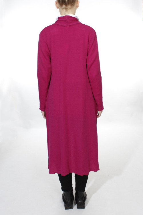 Lang uld cardigan 8010 i farver