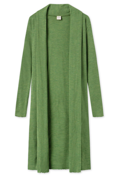 Lang uld cardigan 8010 i farver