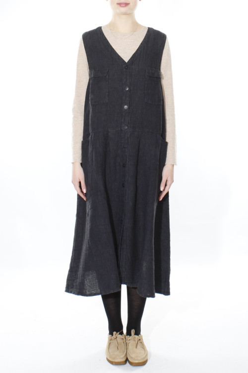 lang spencer kjole i hør